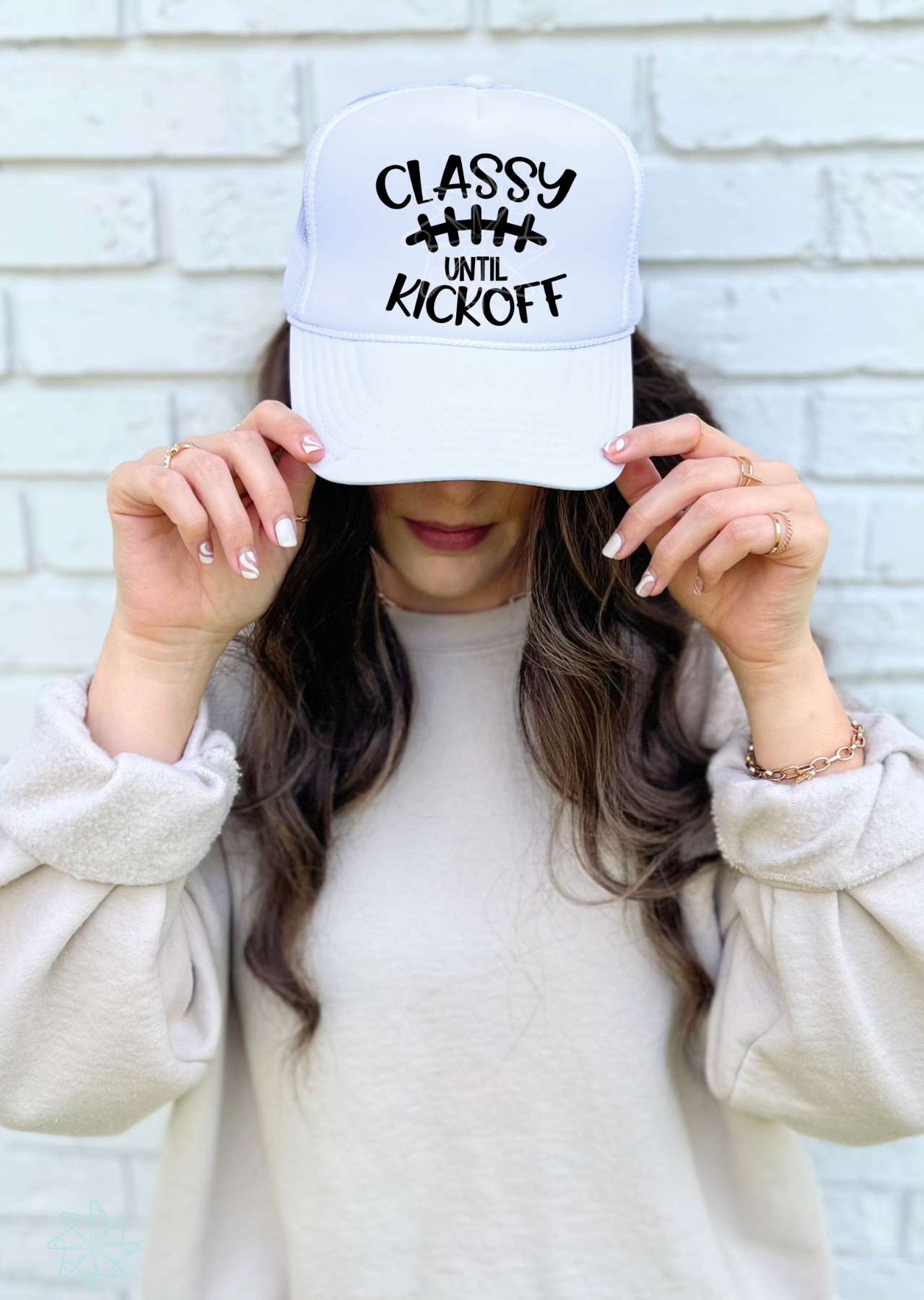 Classy Until Kickoff Trucker Hat