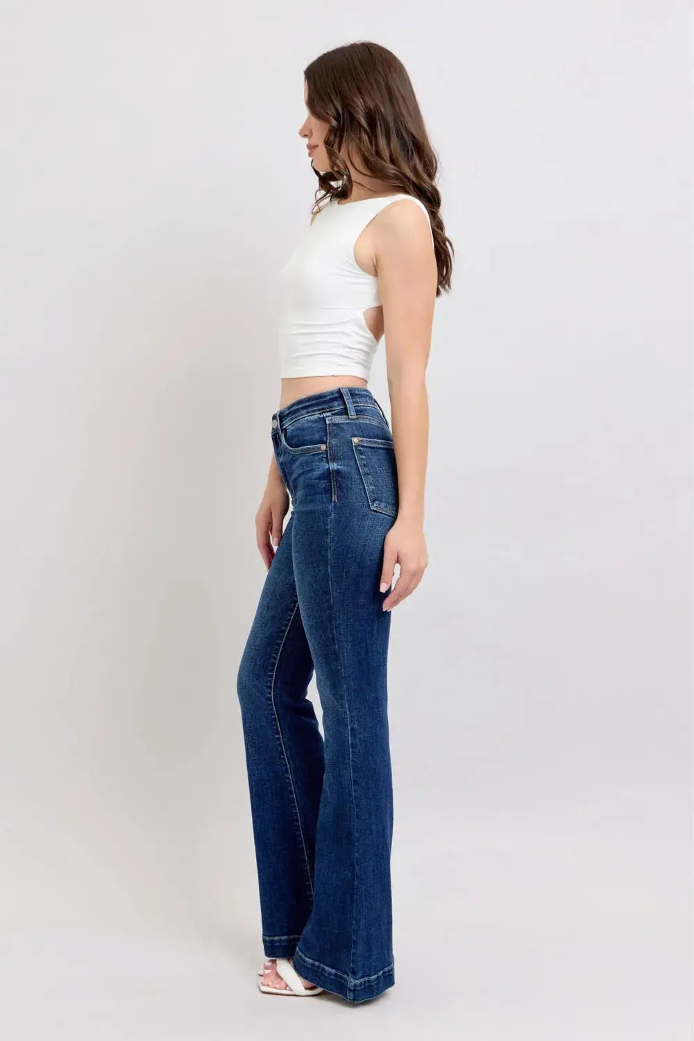 High Rise Flare Judy Blue Jeans