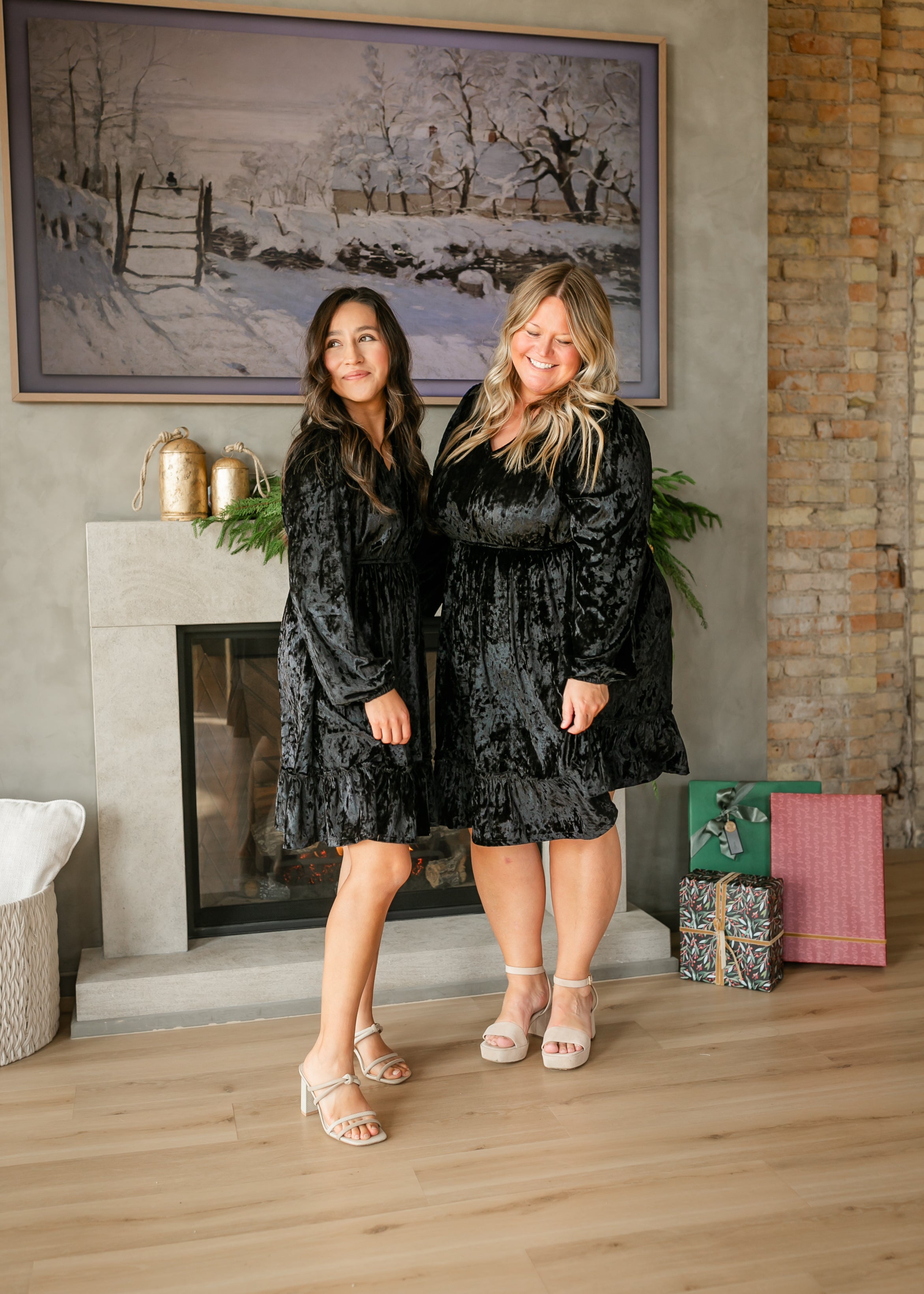 Diana Crushed Velvet Midi Dress