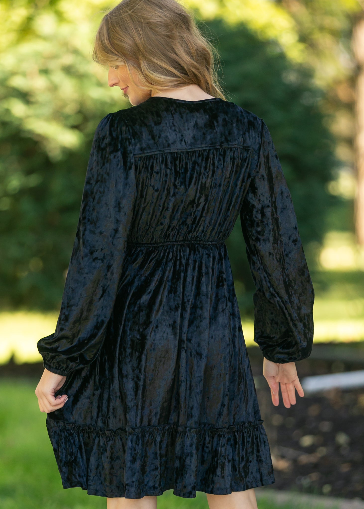 Diana Crushed Velvet Midi Dress