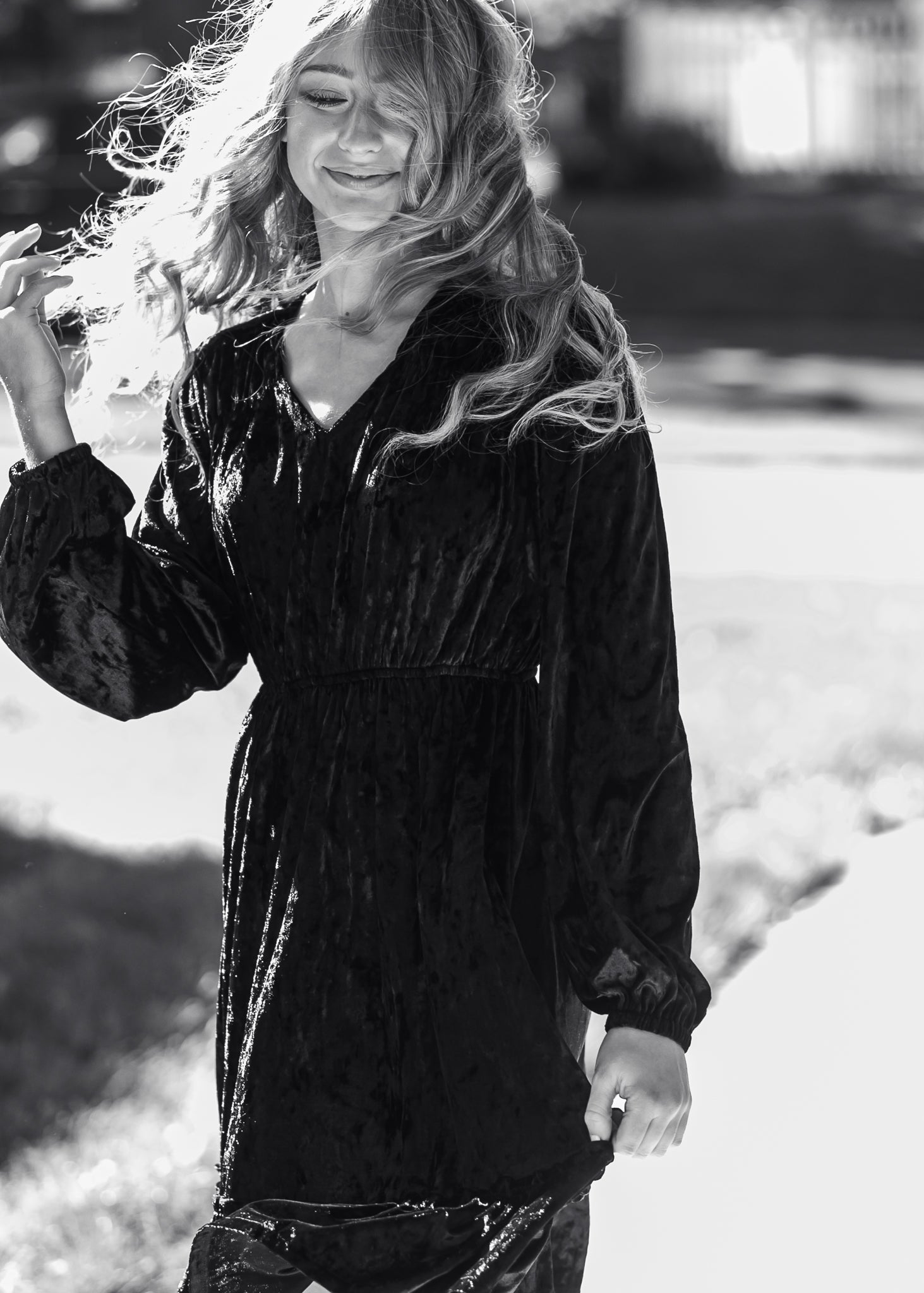 Diana Crushed Velvet Midi Dress