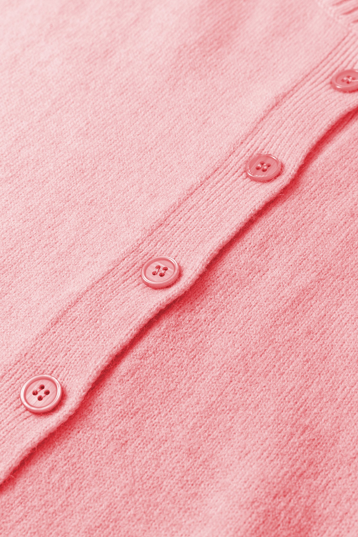 PRE-ORDER: 3/4 Sleeve Boxy Knit Button Down Sweater Cardigan