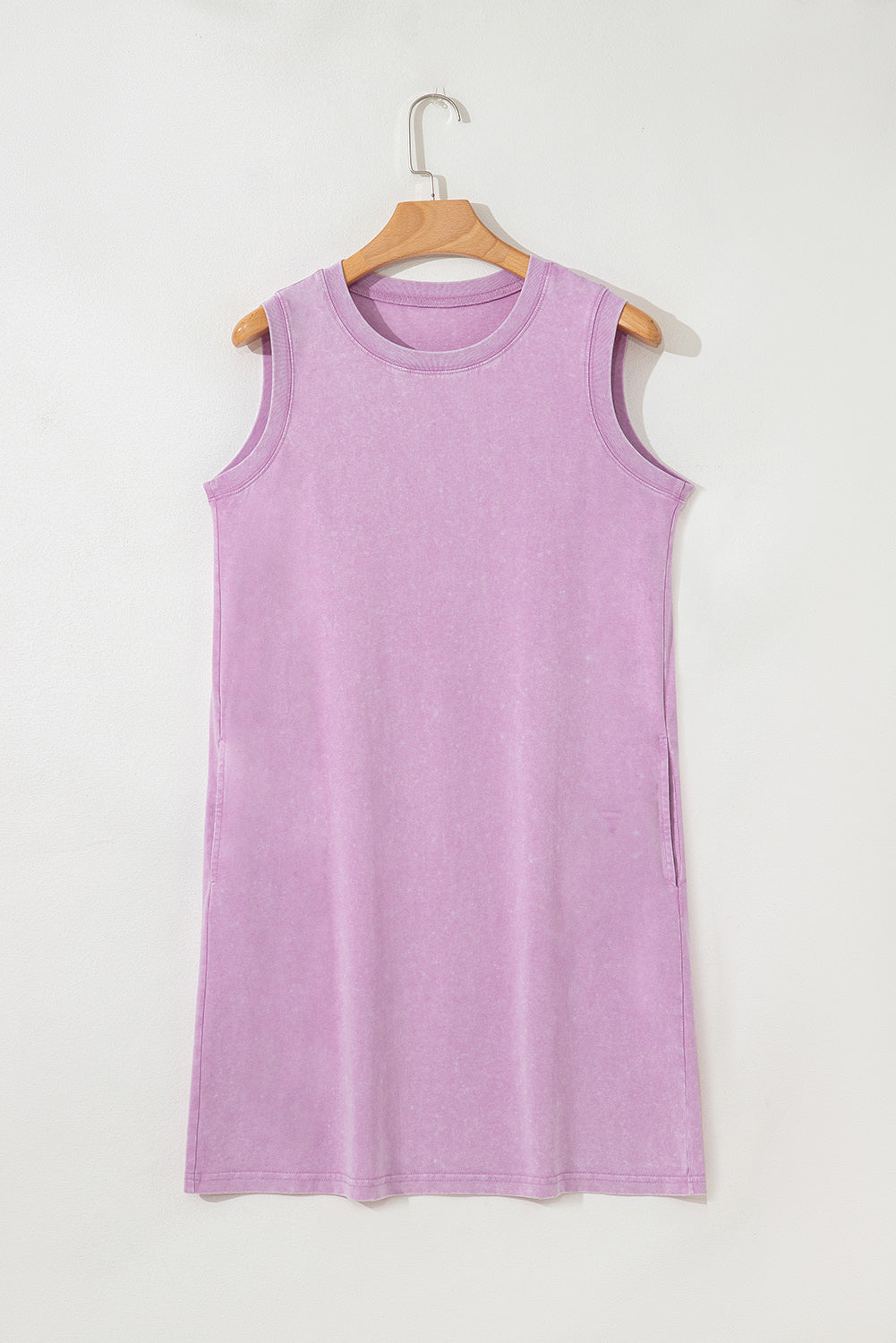 PRE-ORDER: Mineral Wash Pocket Tank Mini Dress