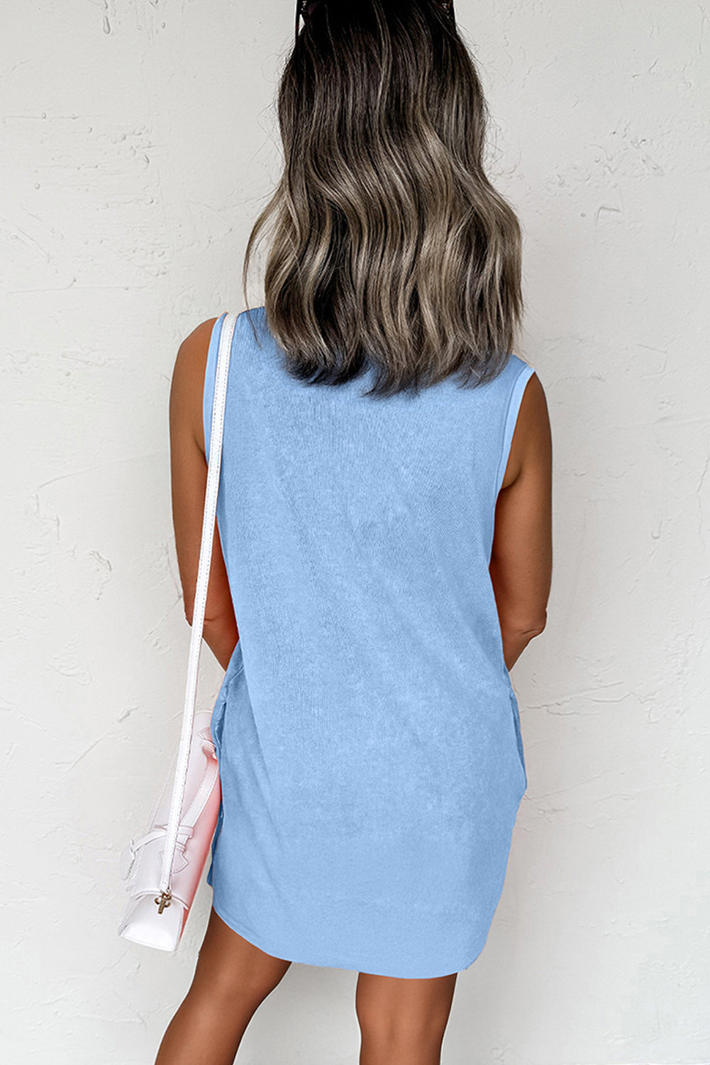 PRE-ORDER: Mineral Wash Pocket Tank Mini Dress