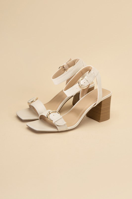 Buckle Sandal Heel