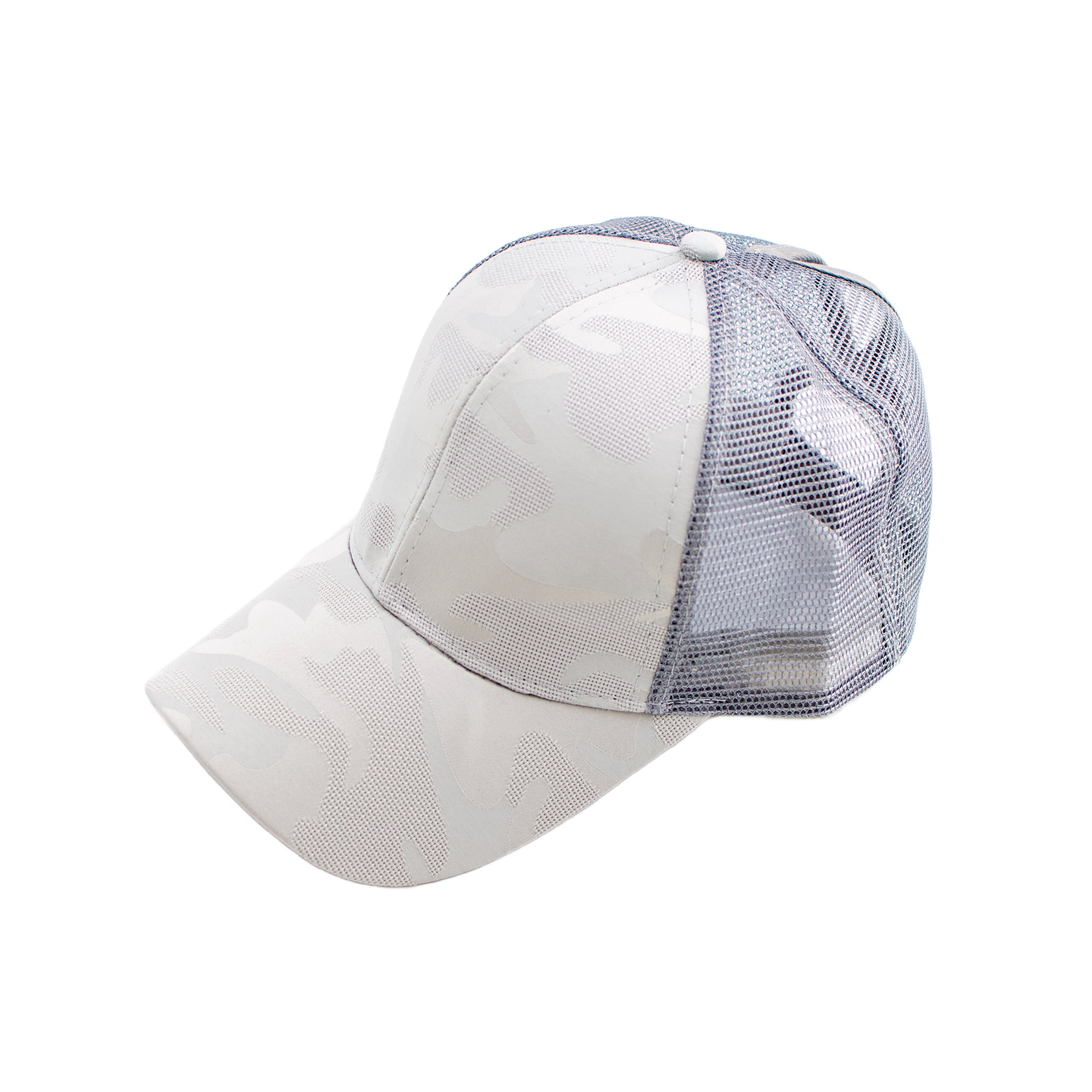 Camo Messy Bun Cap