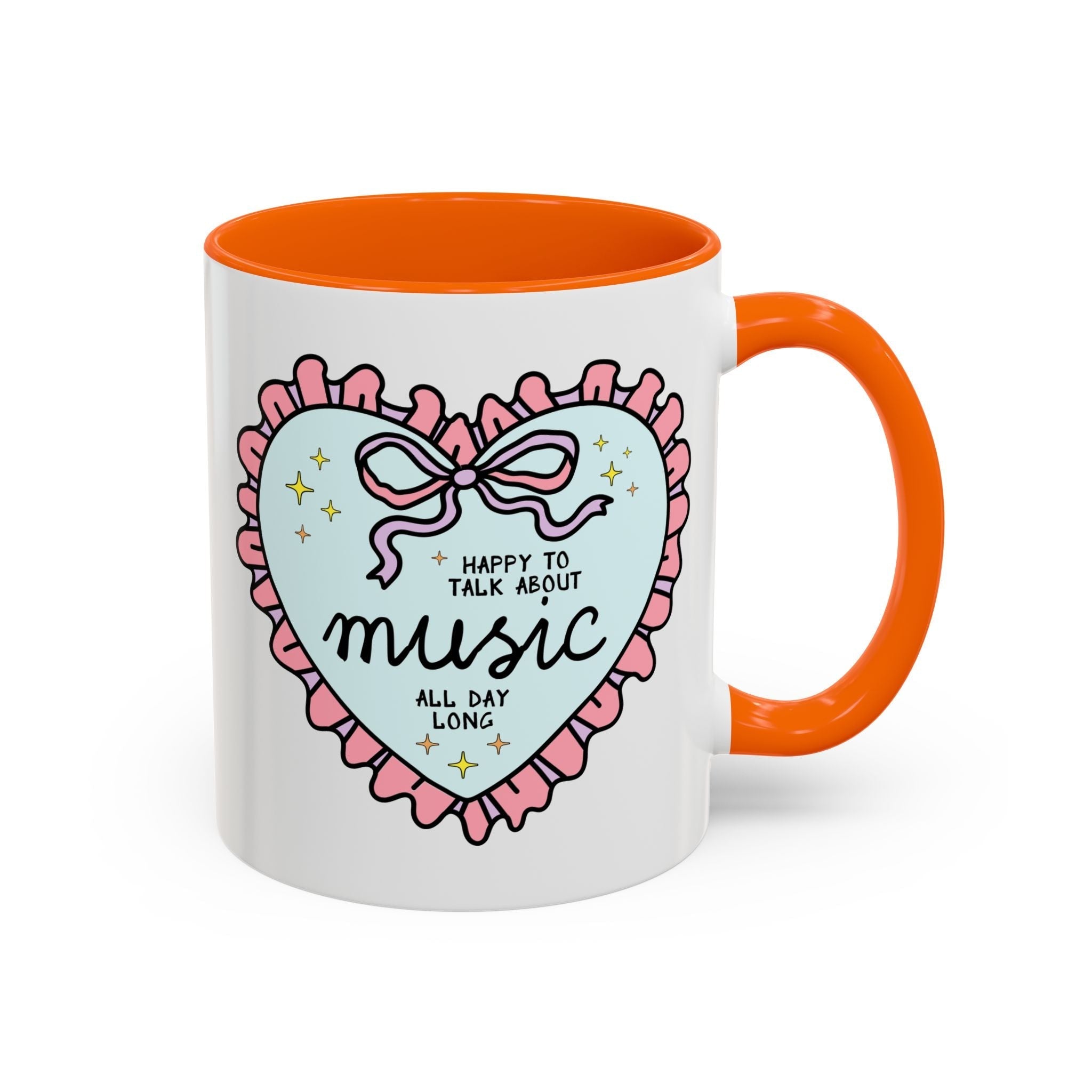 Happy to Talk About Music All Day Long Coffee Mug