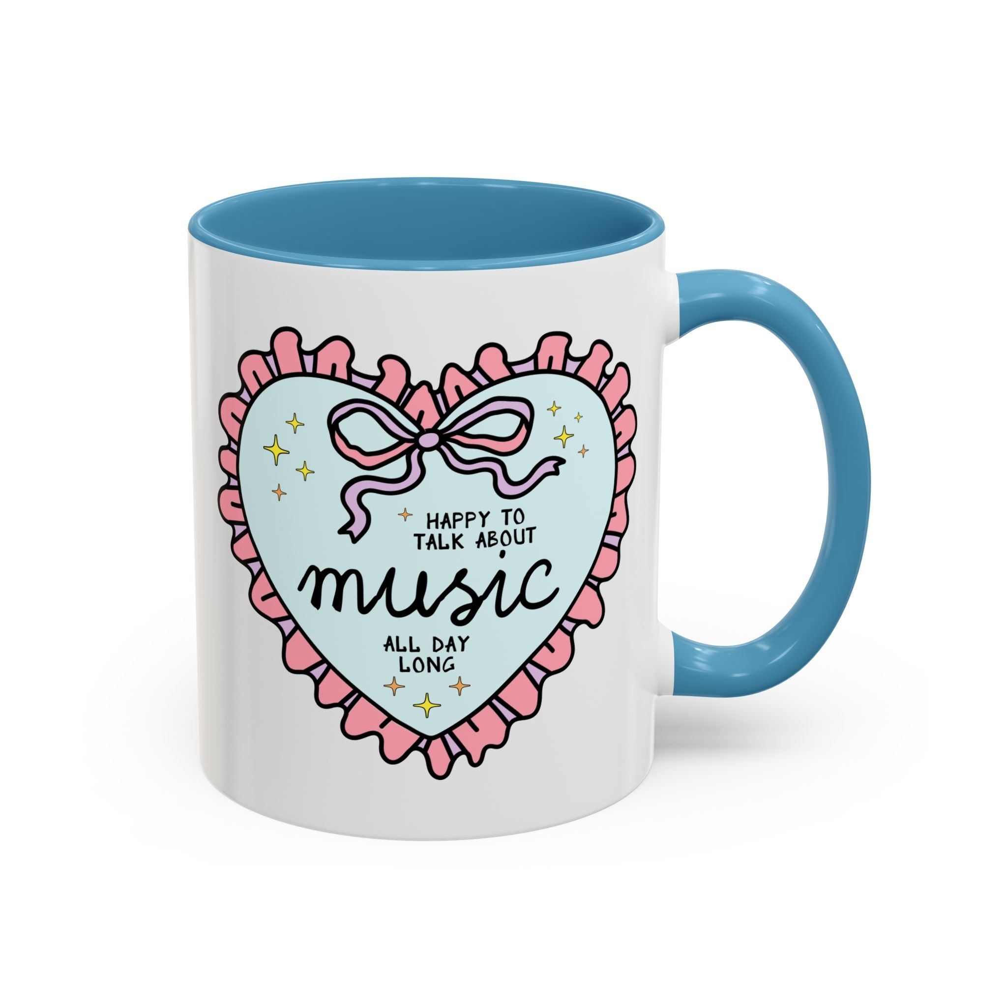 Happy to Talk About Music All Day Long Coffee Mug