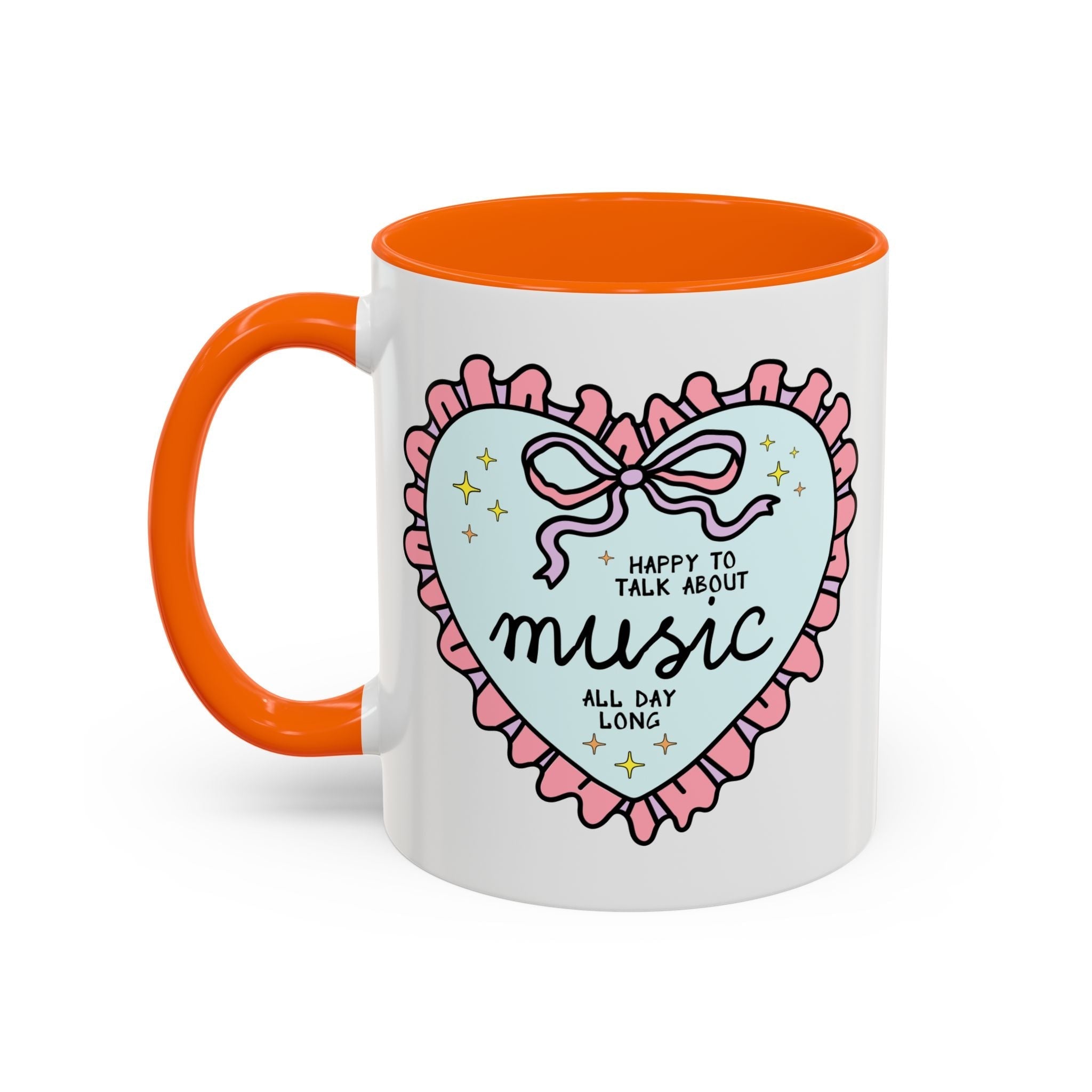 Happy to Talk About Music All Day Long Coffee Mug