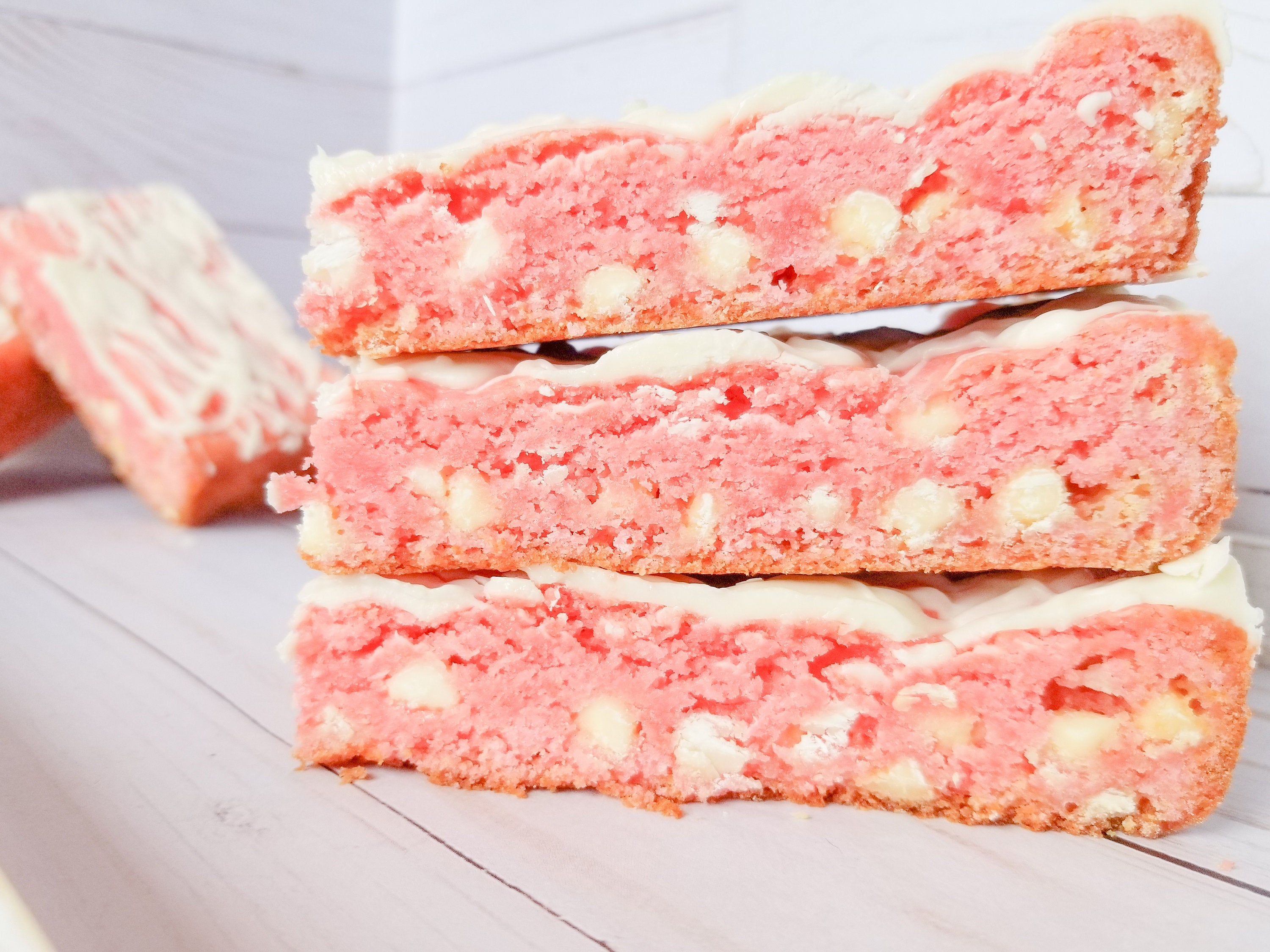Strawberry Blondies