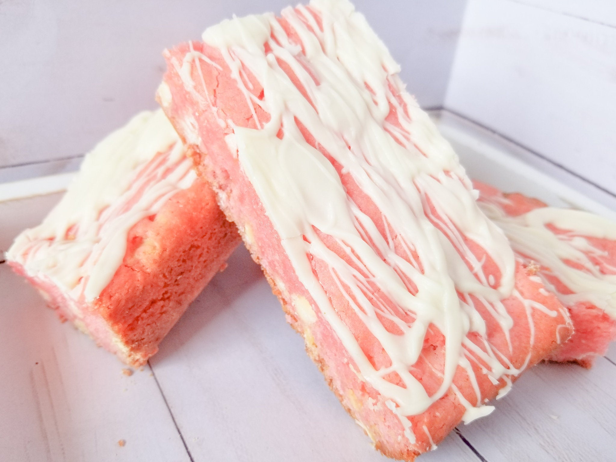 Strawberry Blondies