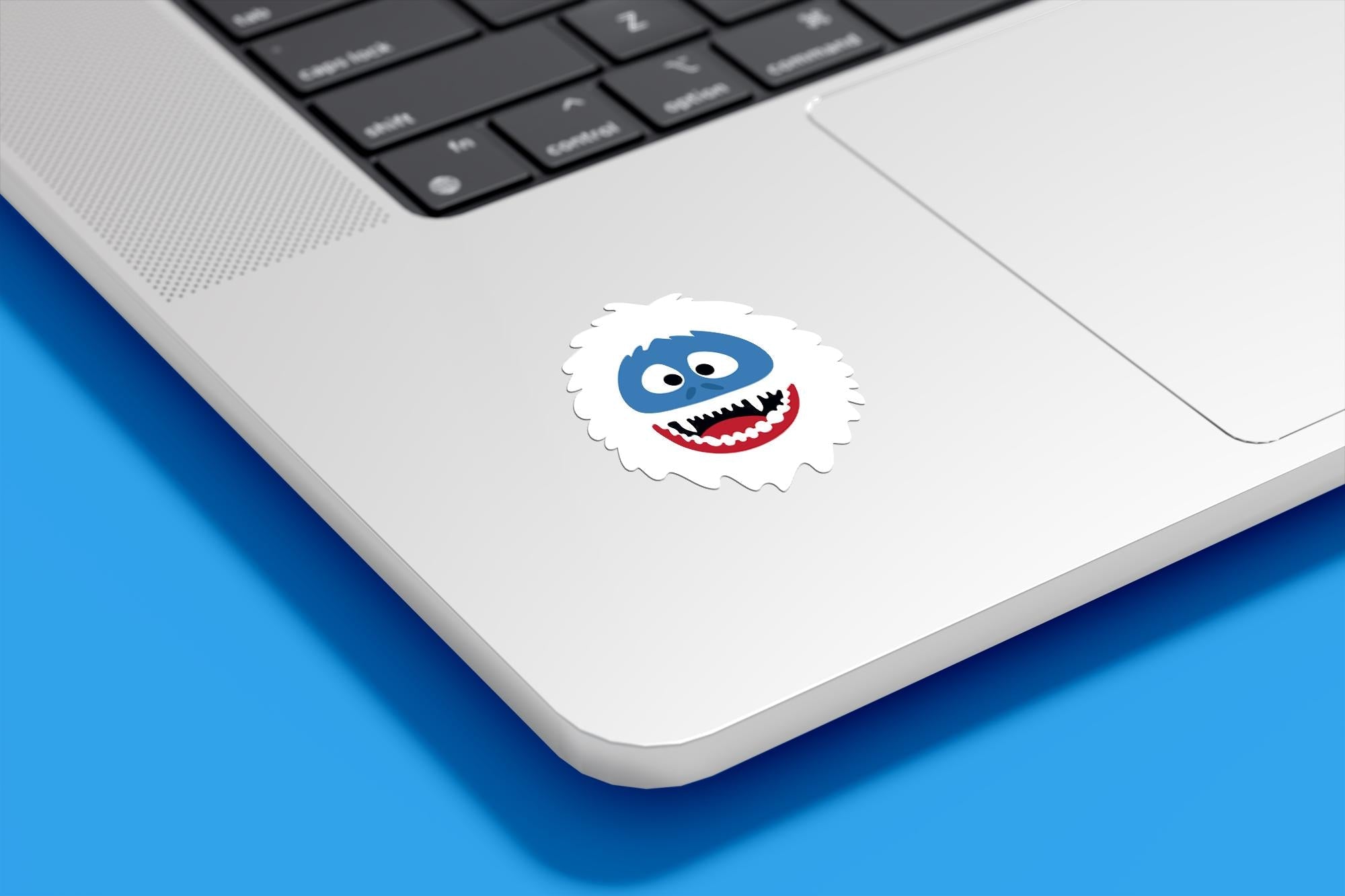 Abominable Snowman Yeti Vinyl Sticker