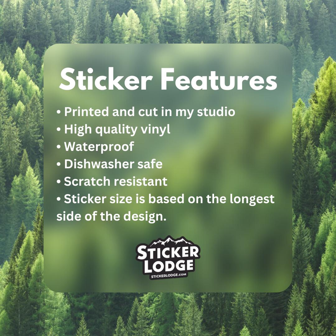 You Guys Go Ahead I'm Gonna Dilly Dally Vinyl Sticker