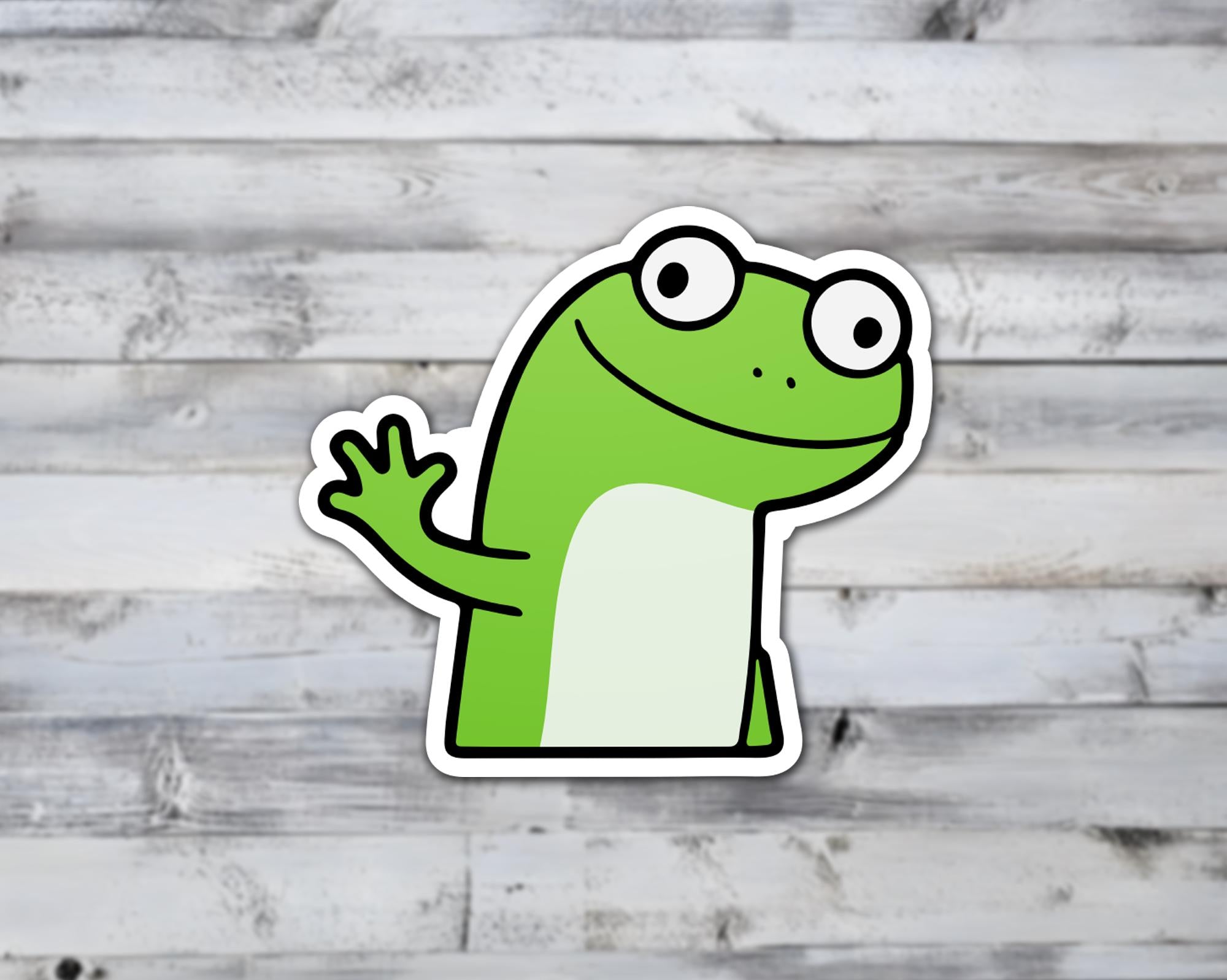 Lizard Meme Vinyl Sticker