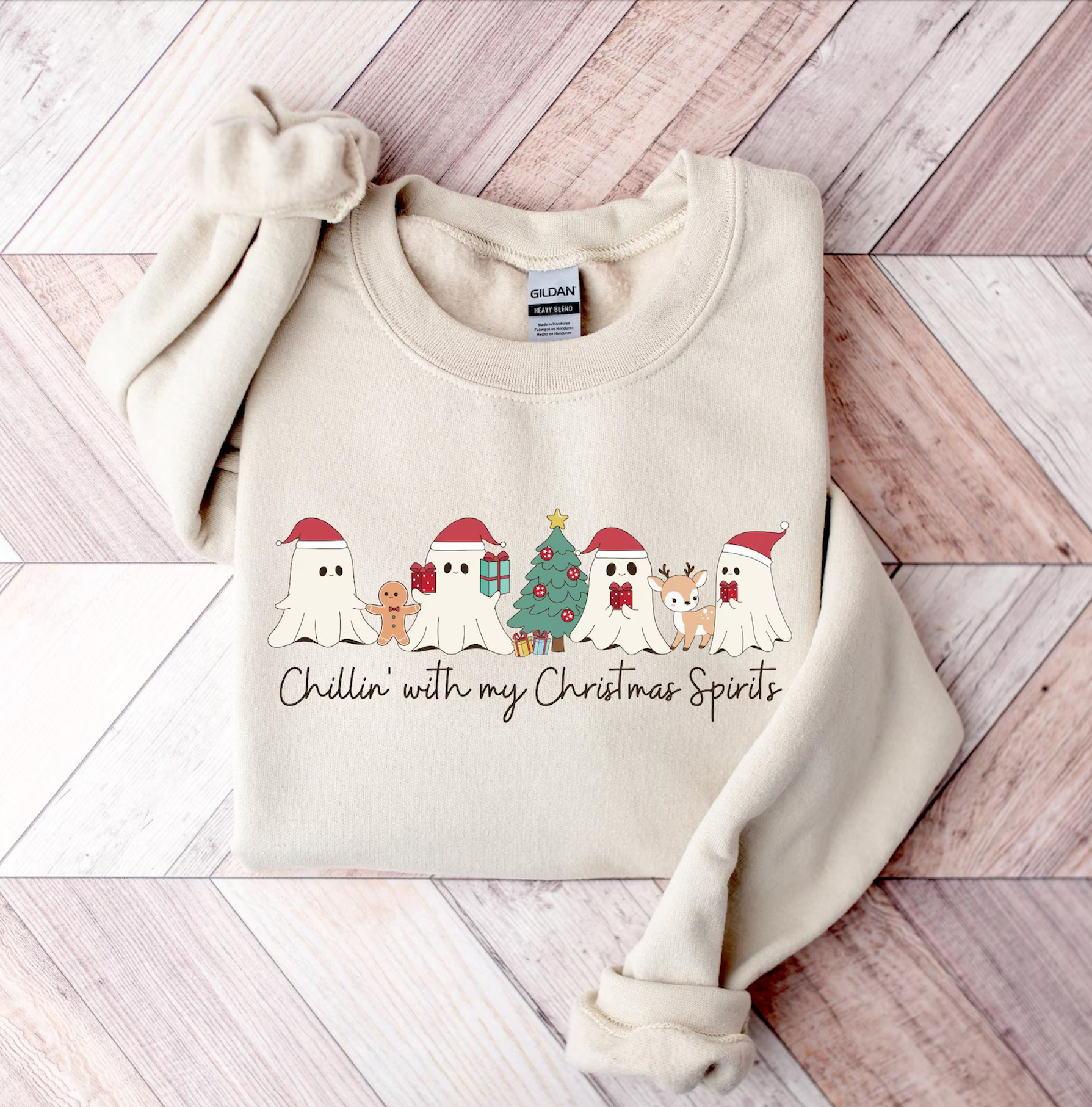 PRE-ORDER Christmas Spirits Graphic Sweatshirt