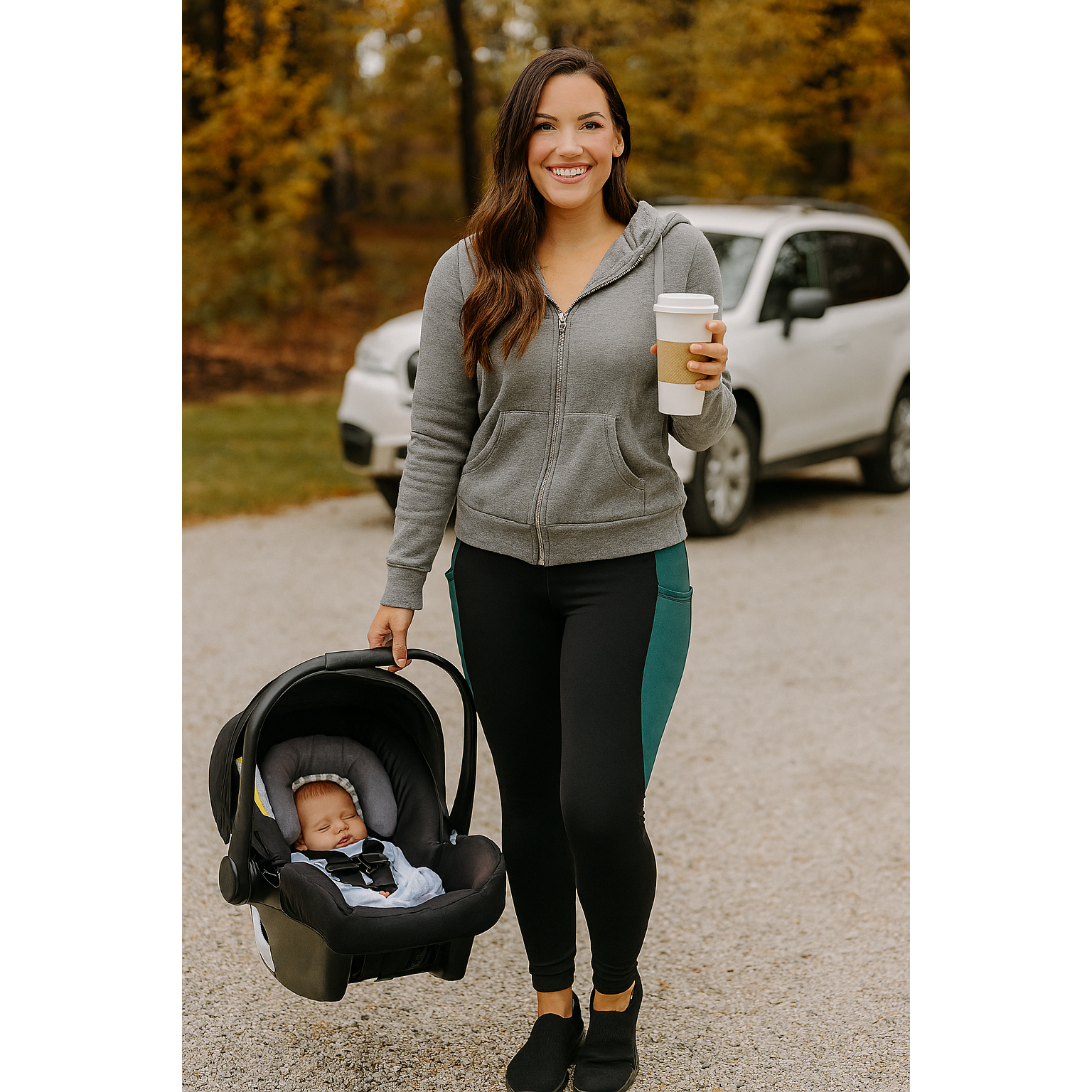 PreOrder | The Gracie- Green Panel Full Length Leggings