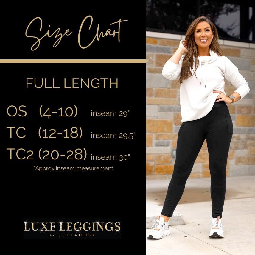 The Lilla - Black FLEECE Full Length Leggings with Pockets