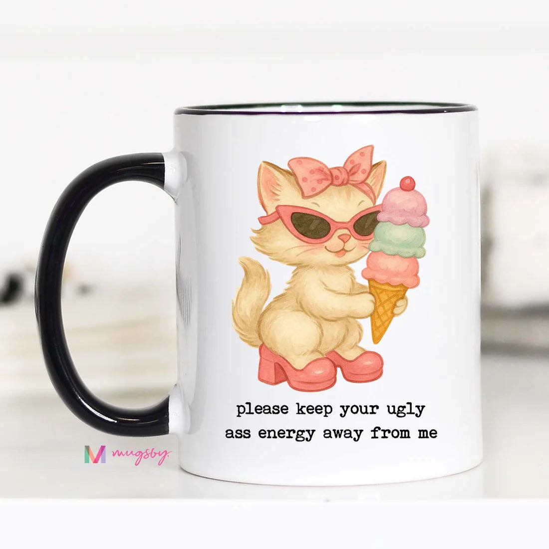 Please Keep Your Energy Away From Me Funny Coffee Mug