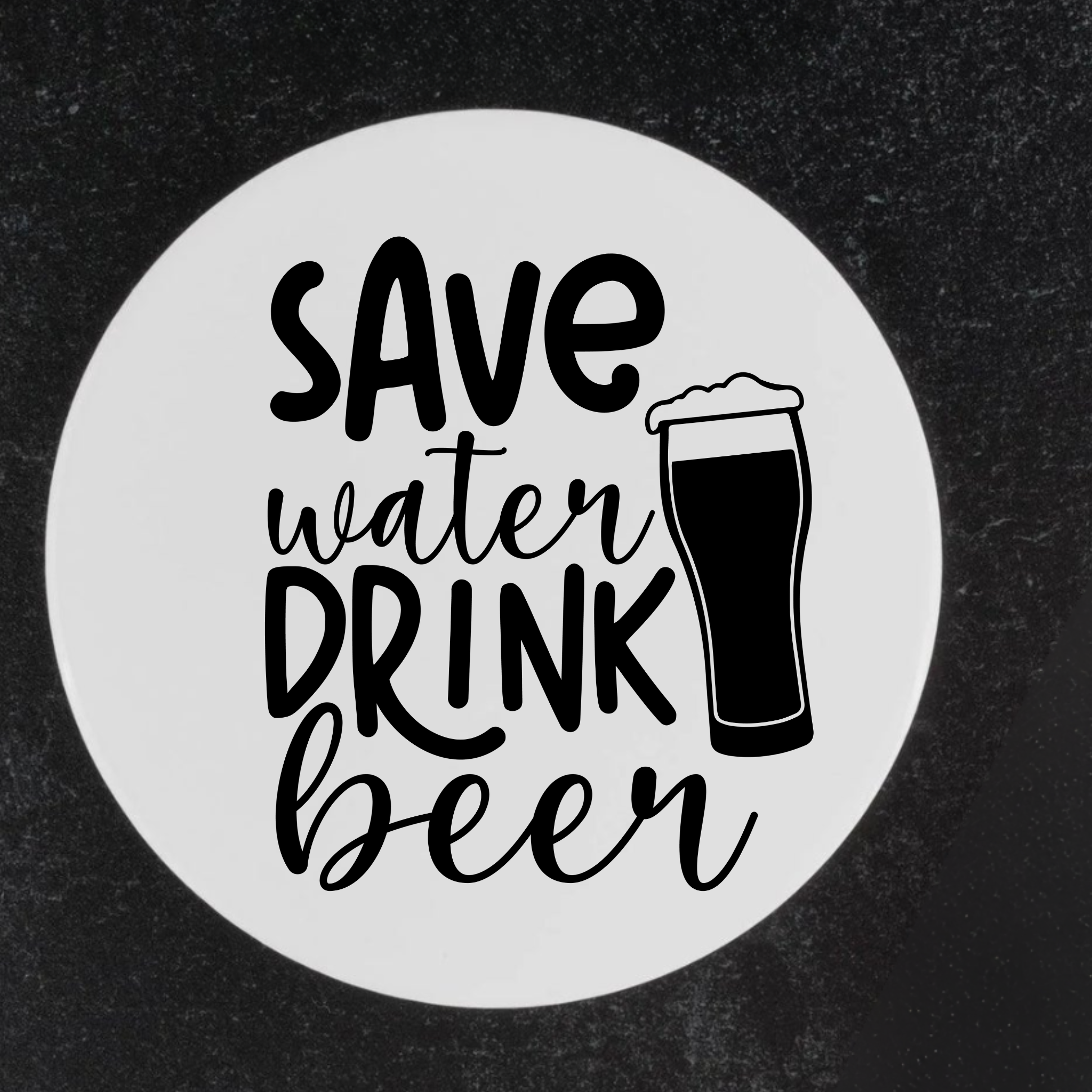 Save Water Drink Beer Coaster Set