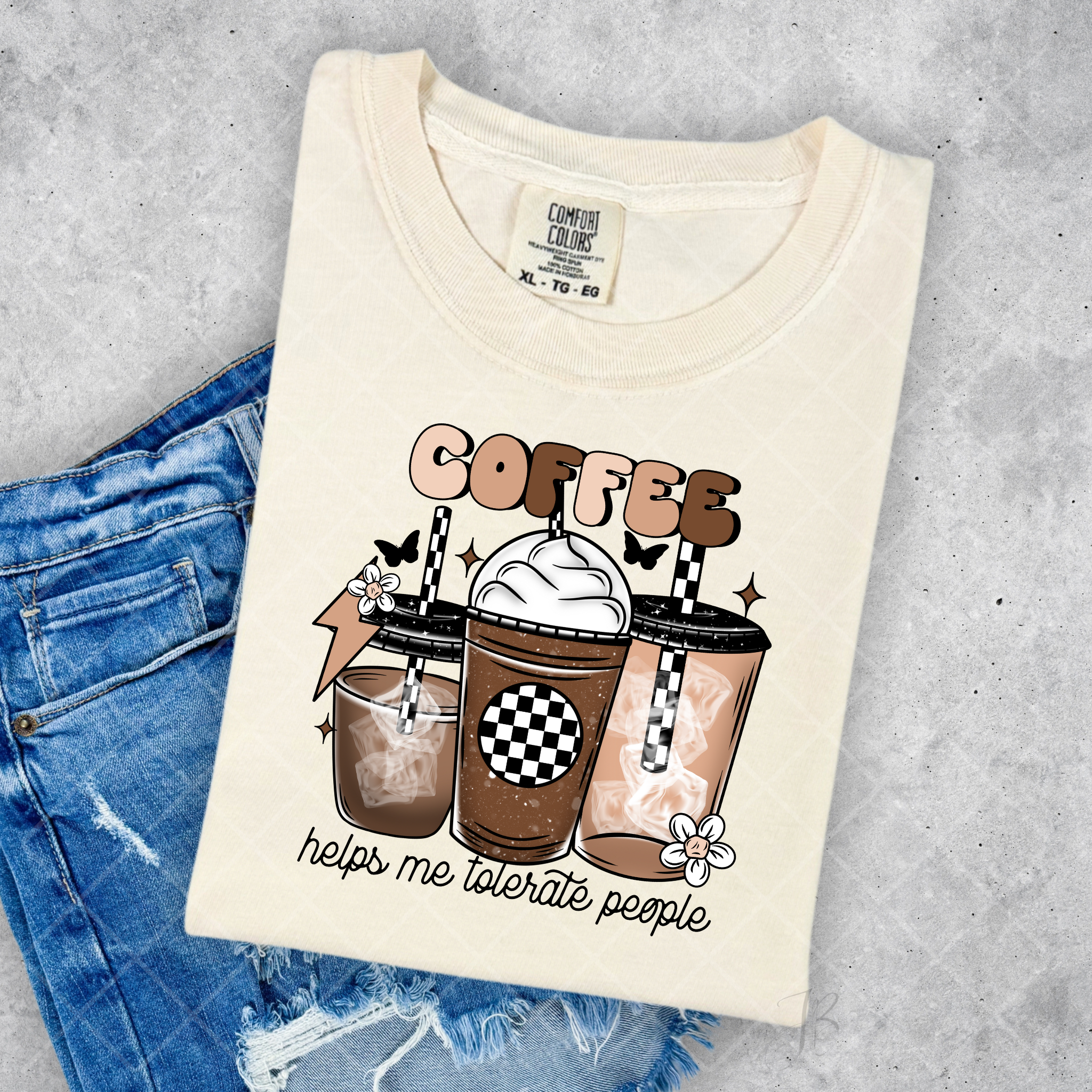 Coffee Fuels Me: Aesthetic Coffee Lover Tee