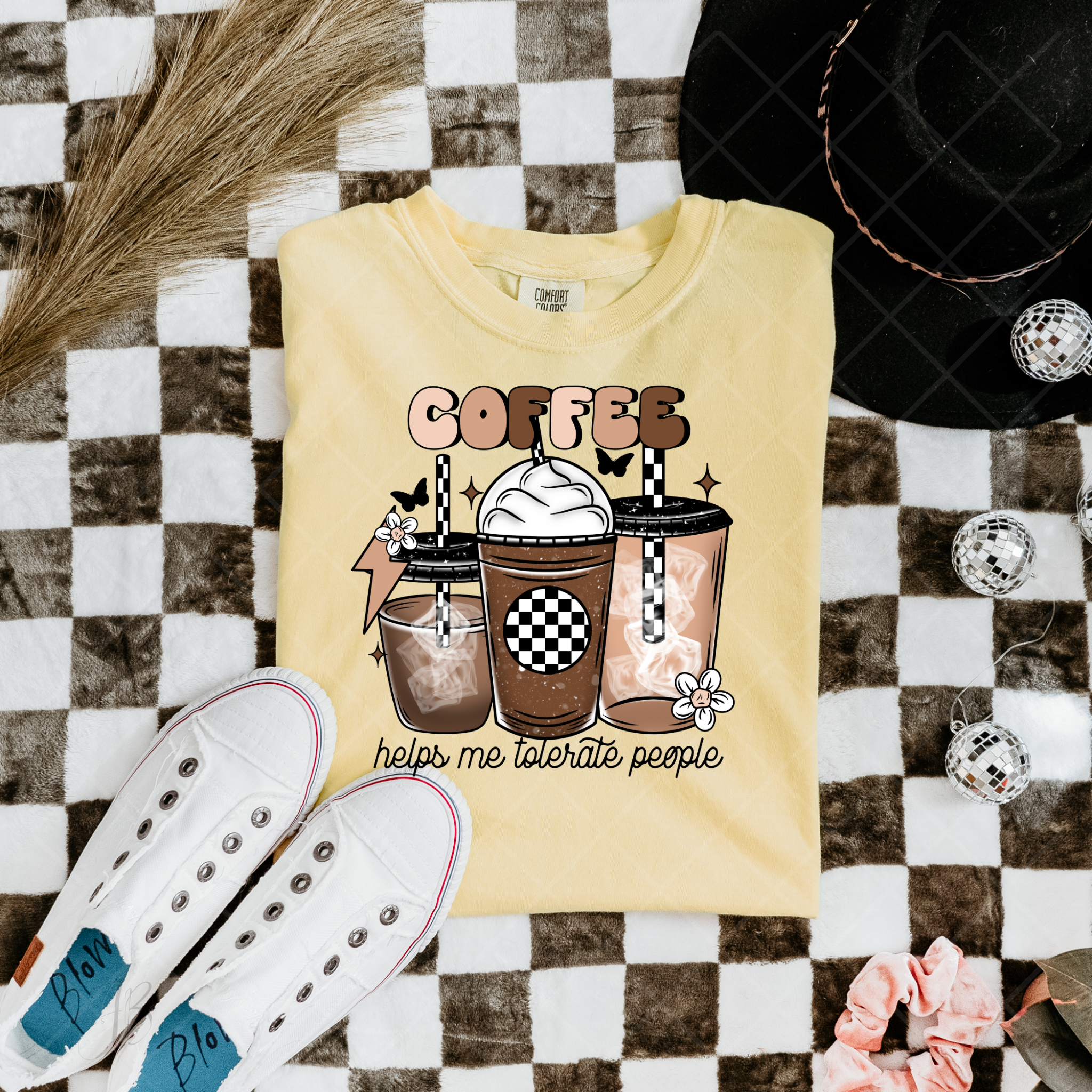 Coffee Fuels Me: Aesthetic Coffee Lover Tee