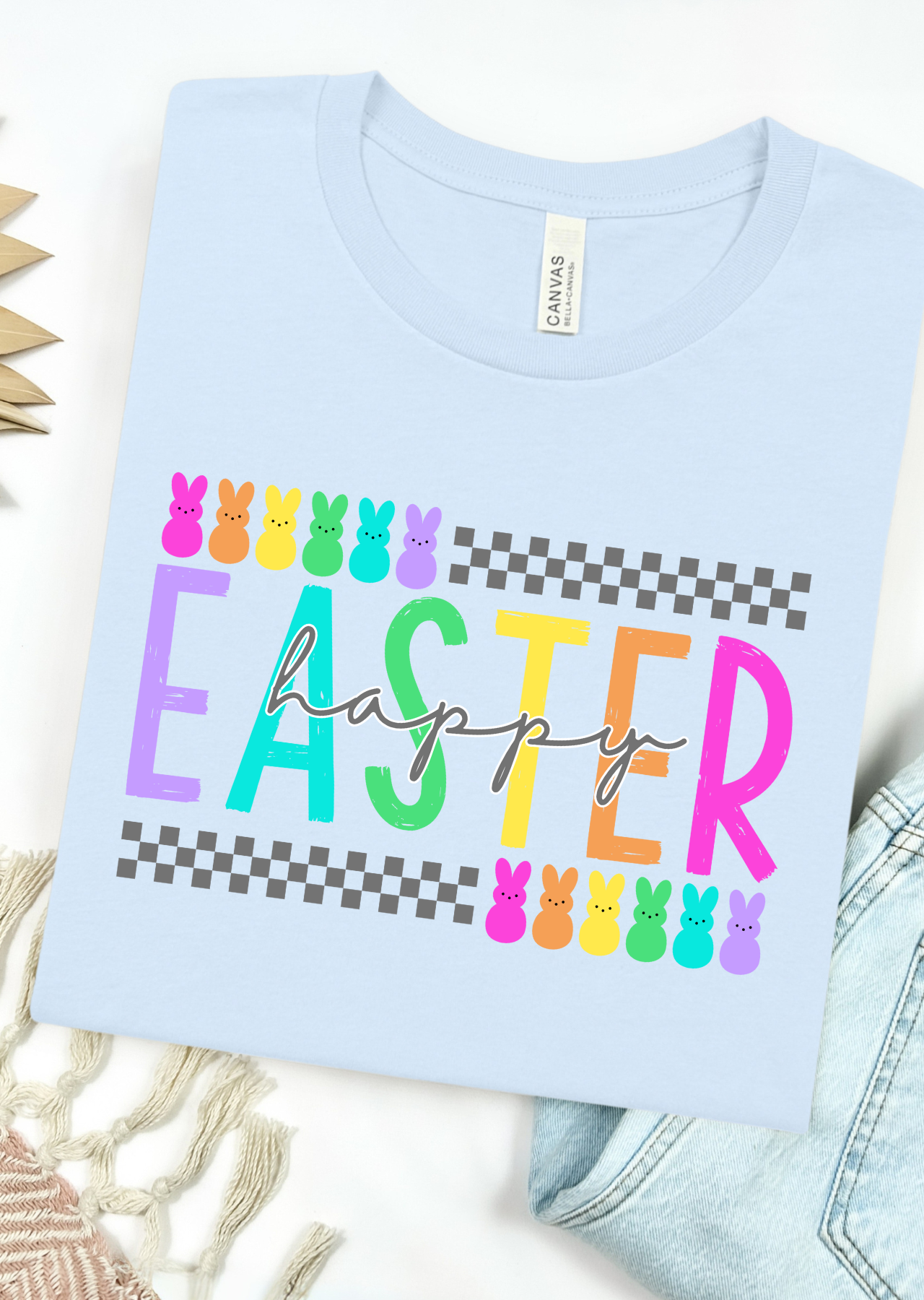 Peeping Easter Bella Canvas T-Shirt