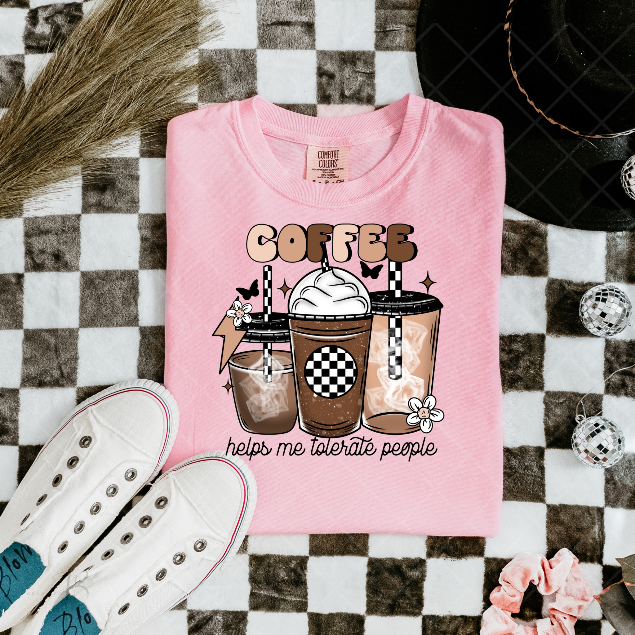 Coffee Fuels Me: Aesthetic Coffee Lover Tee