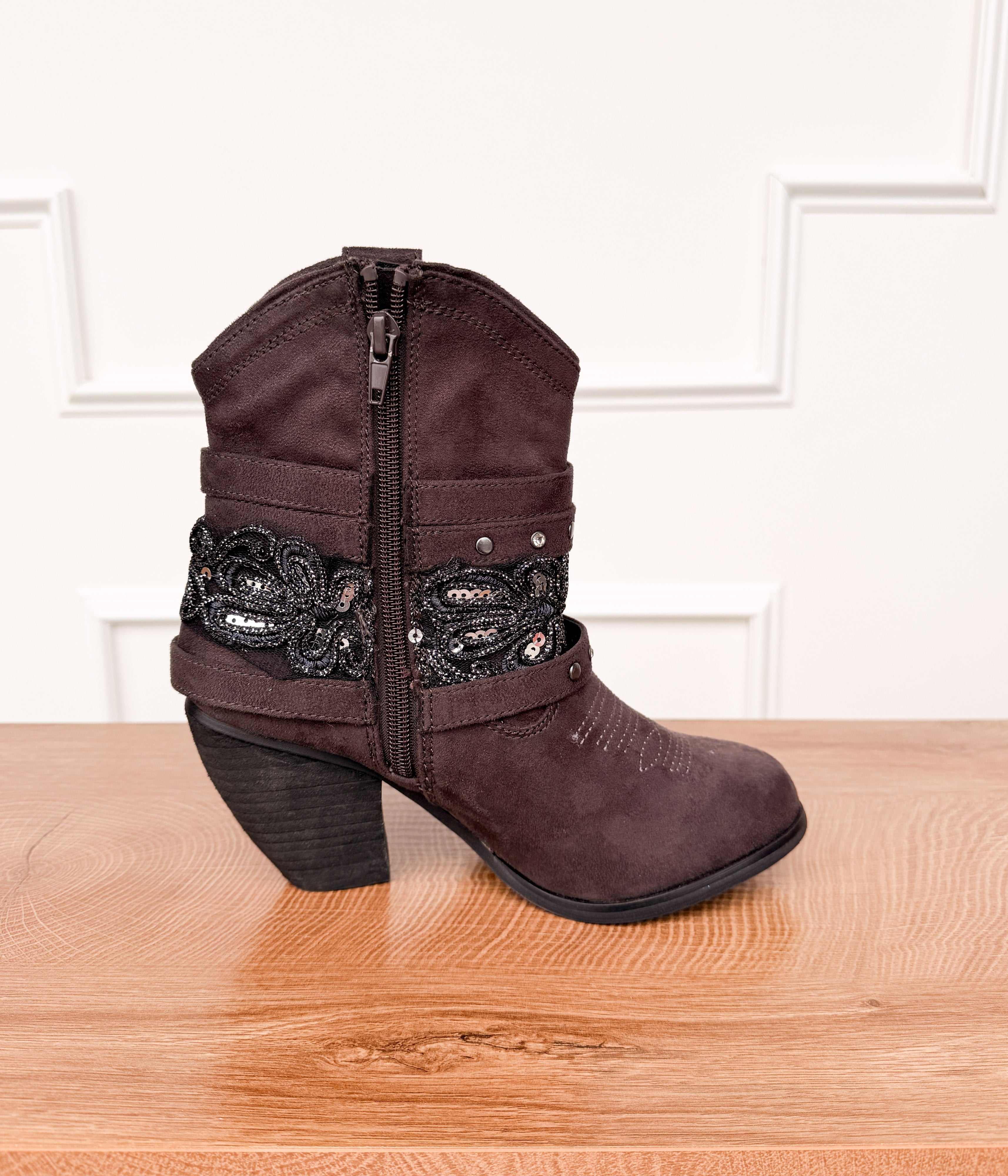 Stash Bootie in Grey