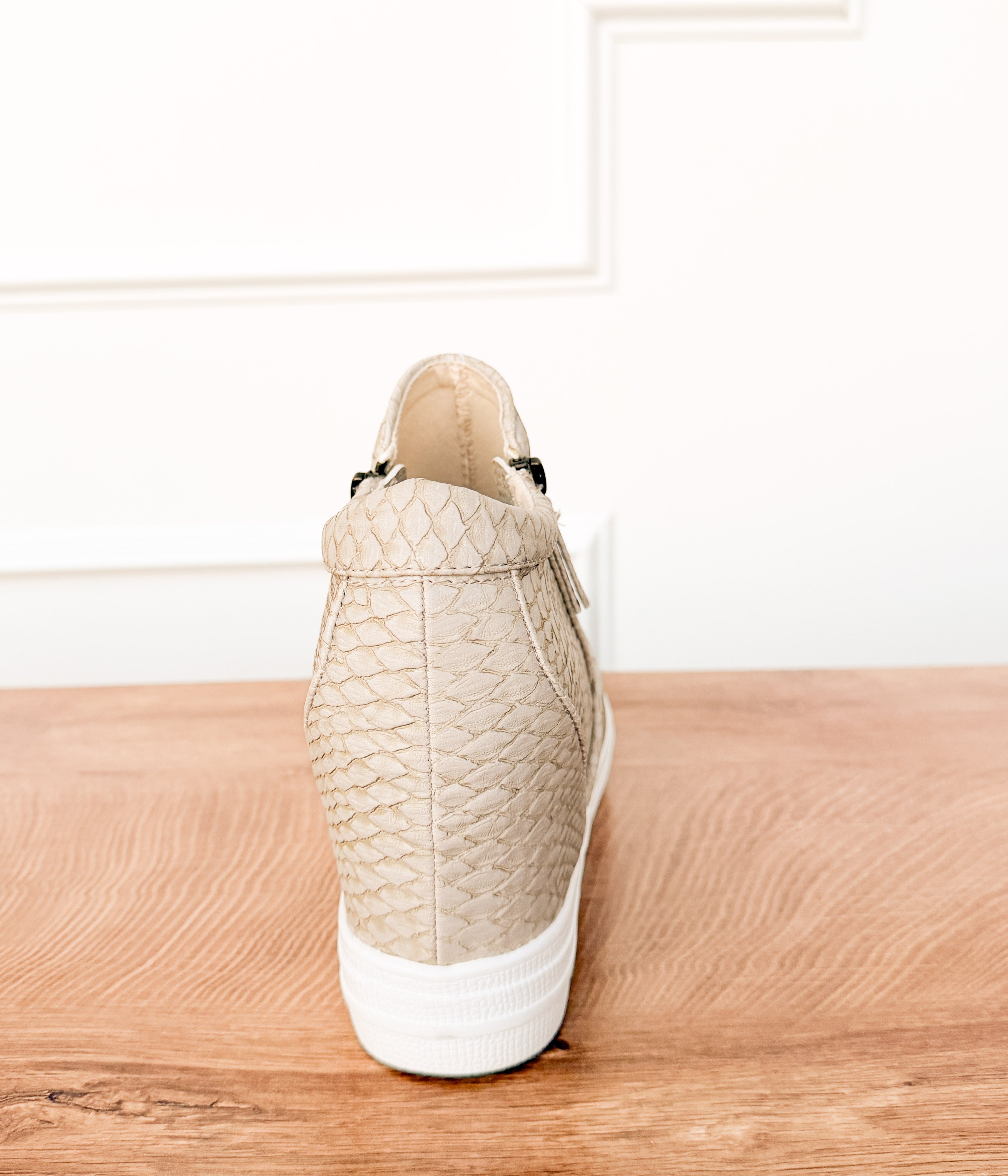 Timmibelle Wedge Sneaker in Cream