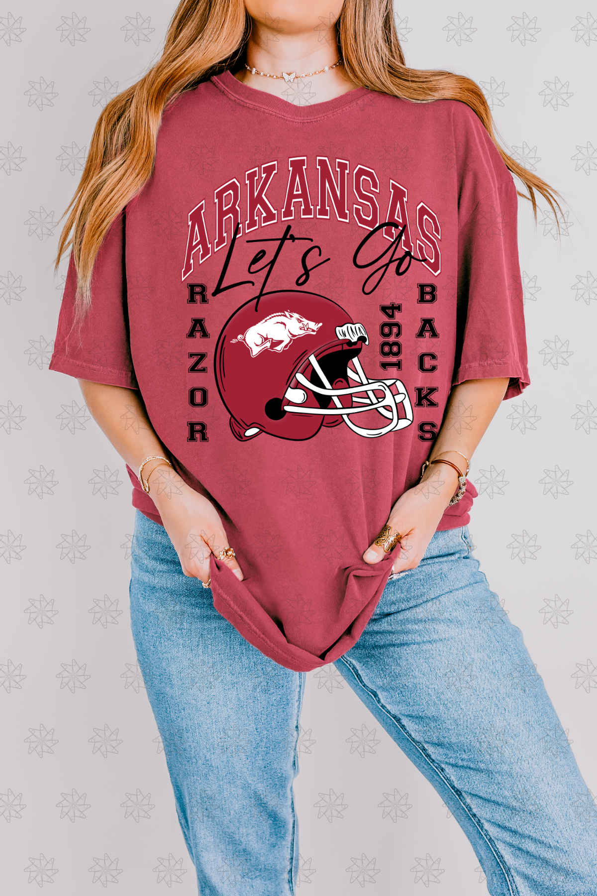 Lets Go Razorbacks Tee
