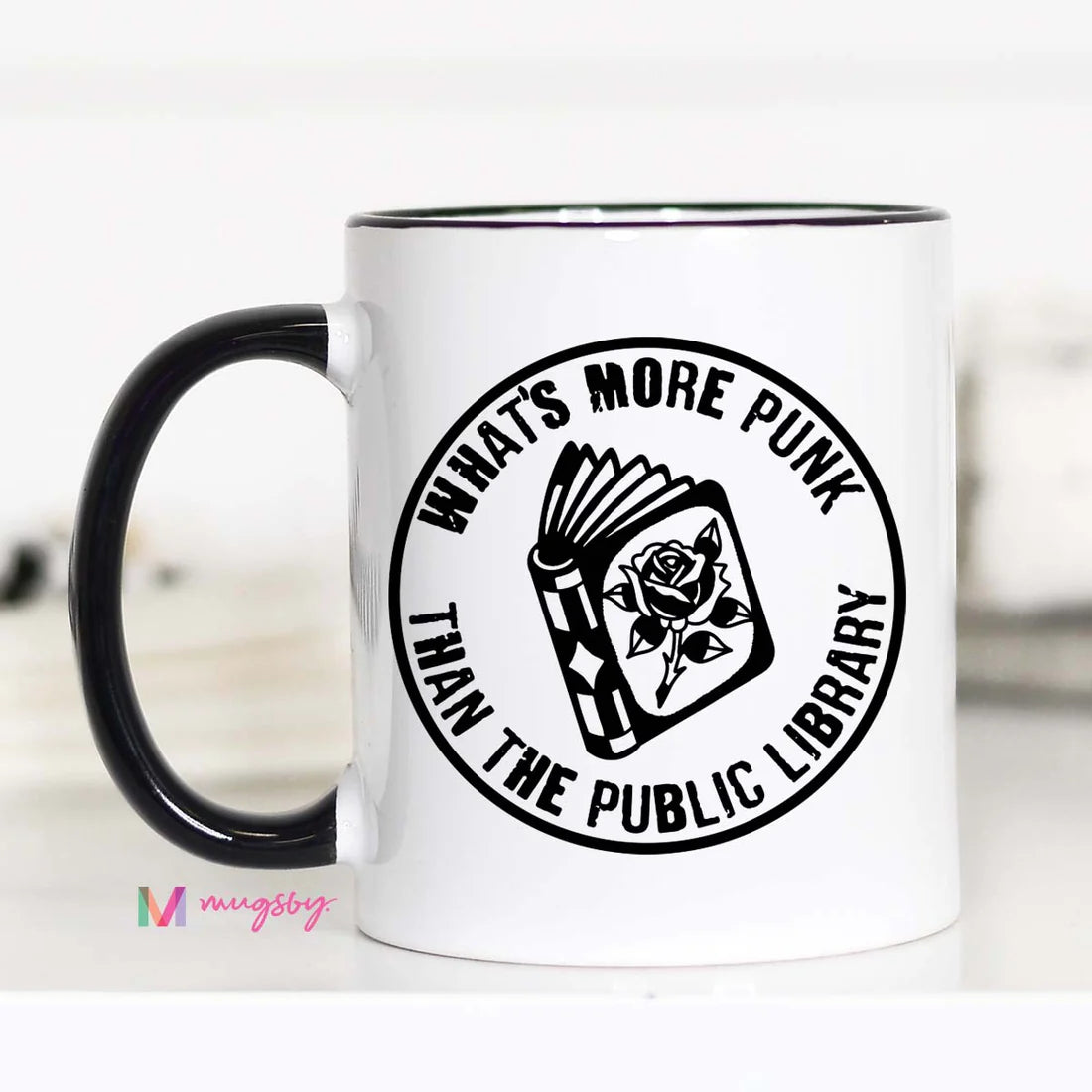 What's more Punk than the Library Coffee Mug