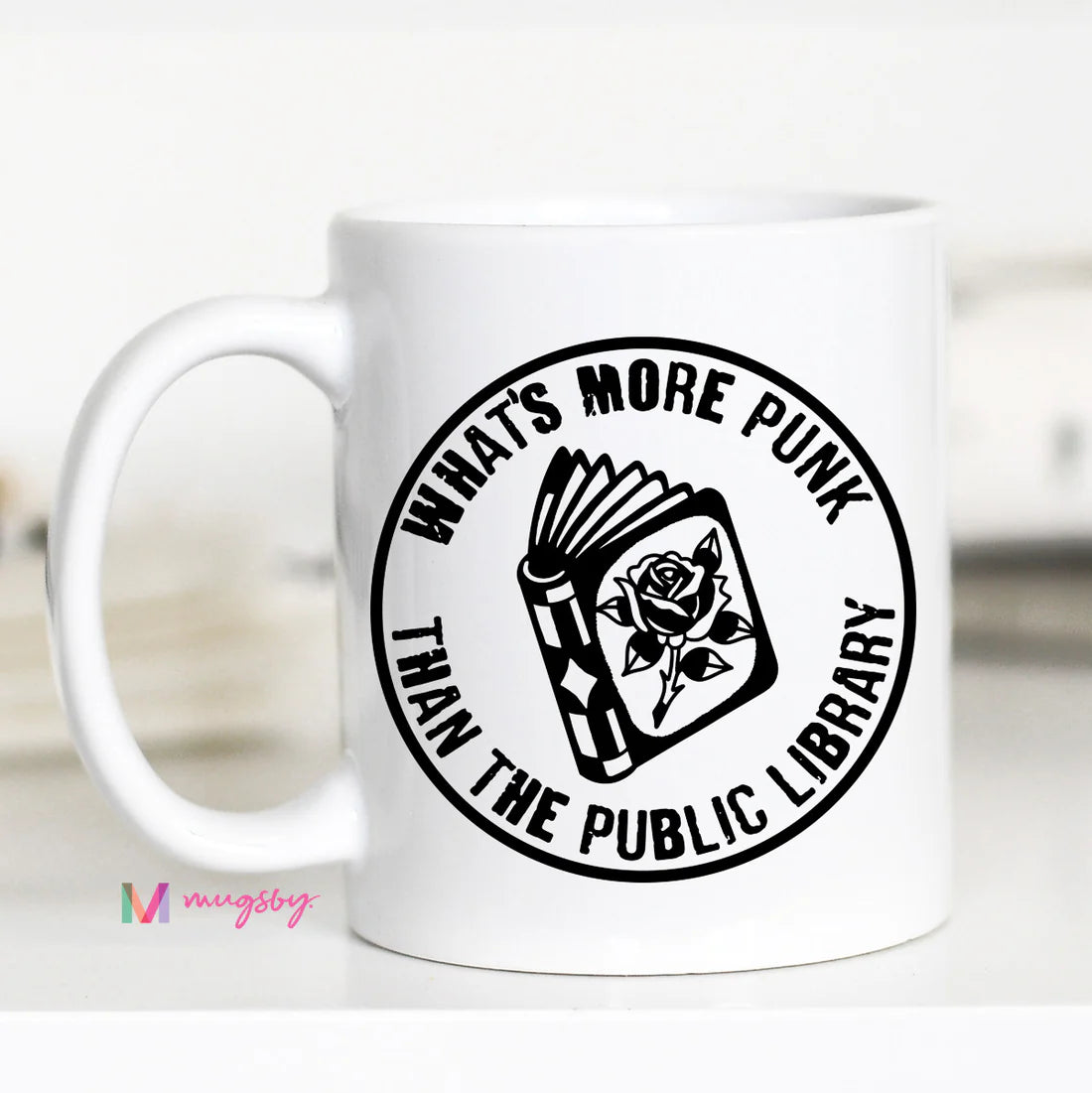 What's more Punk than the Library Coffee Mug