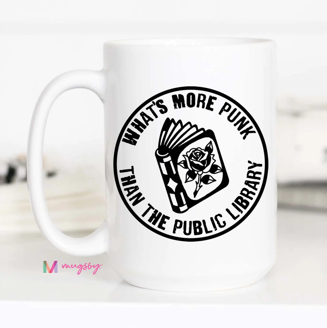 What's more Punk than the Library Coffee Mug