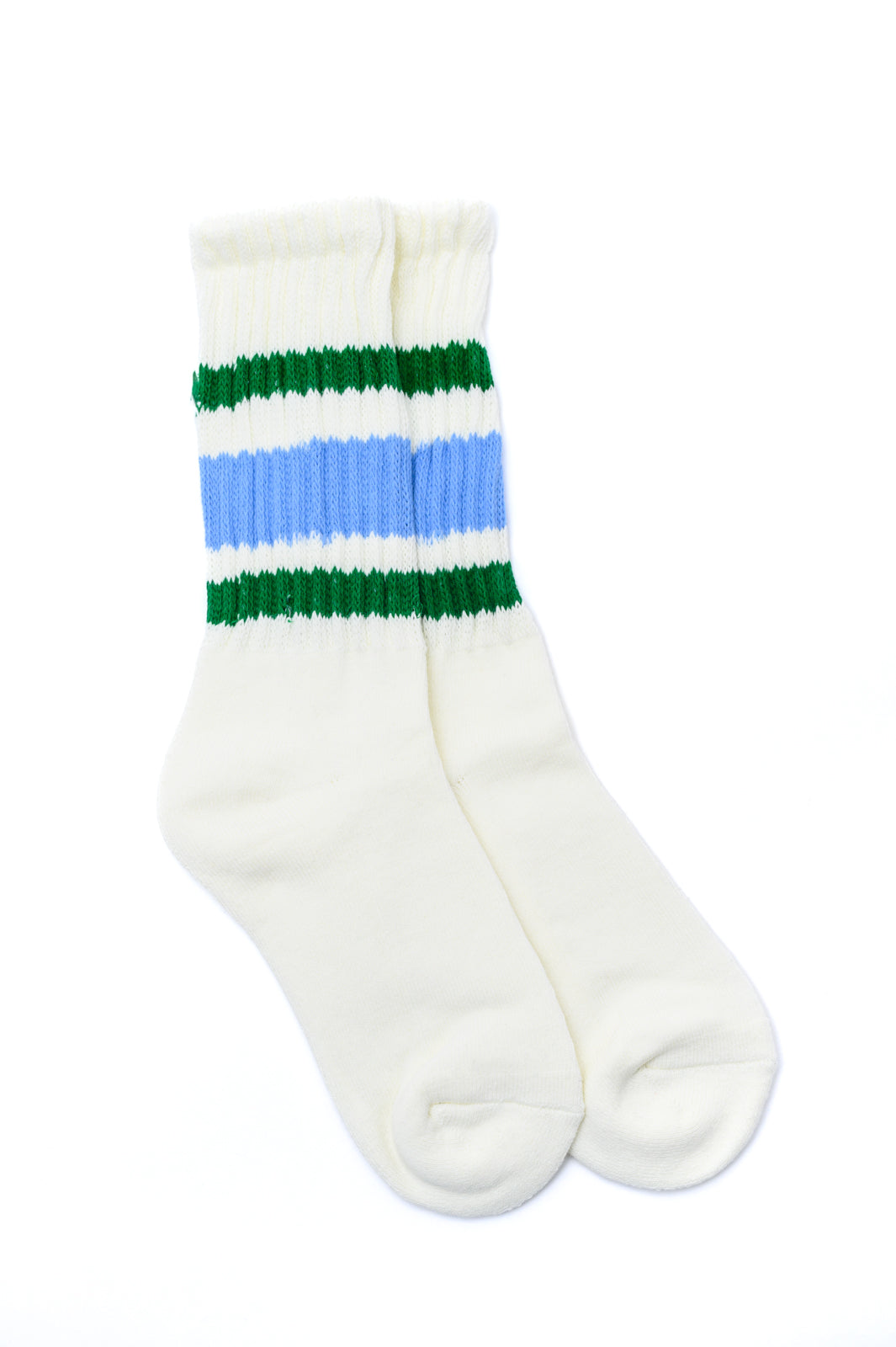 Dad Socks in Green and Blue